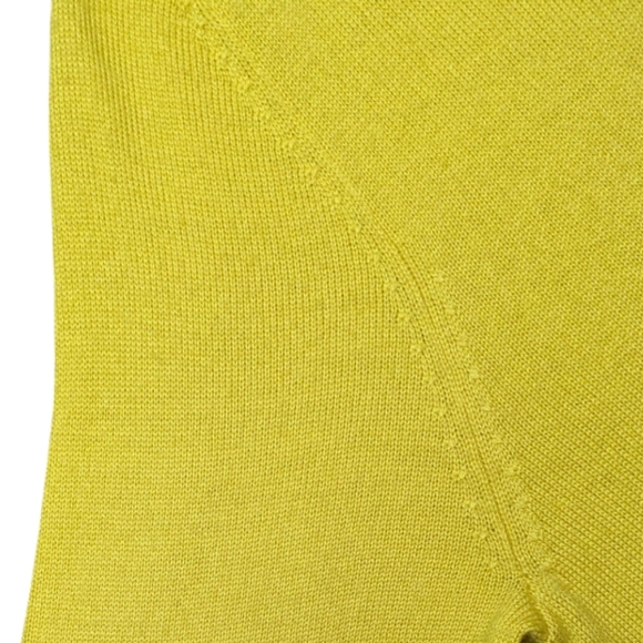 Boden Wool Yellow Short Sleeve Fine Gauge Knit Gray White Crewneck Sweater US4/S - Picture 13 of 17